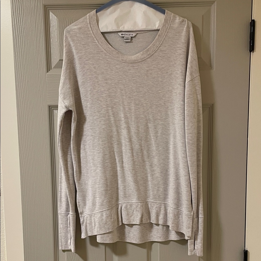 Athleta Heather Gray Sweatshirt